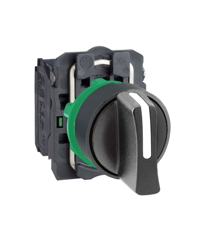 Harmony XB5 Przełącznik 3 pozycyjny czarny plastikowy, XB5AD33 Schneider Electric