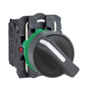 Harmony XB5 Przełącznik 2 pozycyjny czarny plastikowy, XB5AD25 Schneider Electric