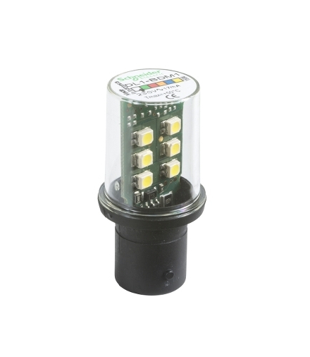 Harmony XVB Dioda LED biała BA 15d 230V, DL1BDM1 Schneider Electric