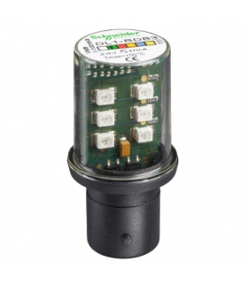 Harmony XVB Dioda LED Zielona 24V, podstawa mocująca BA 15D, DL1BDB3 Schneider Electric