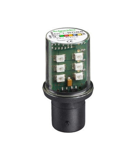 Harmony XVB Dioda LED niebieska 24V, podstawa mocująca BA 15D, DL1BDB6 Schneider Electric