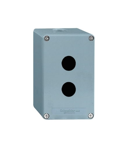 Harmony XAPS Pusta kaseta sterująca 2 otwory Ø22 80x130mm cynkowana, XAPM2202H29 Schneider Electric