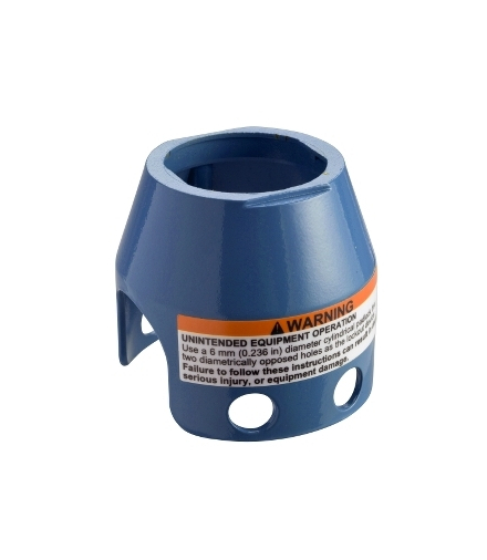 Harmony XB6 Osłona do główki grzybkowej Ø40, niebieskia, blokowana kłódką, ZBZ1606 Schneider Electric