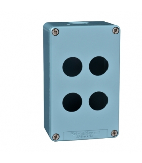 Harmony XAPS Pusta kaseta sterująca 4 otwory, 2 kolumny, Ø22 80x130mm cynkowana, XAPM2204 Schneider Electric