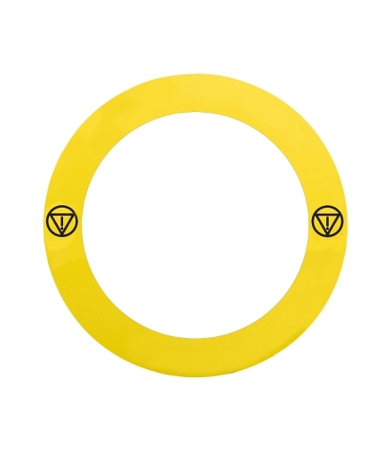 legend plate Ø90 specific for ill. e.stop no text with logo, ZBY8L140 Schneider Electric