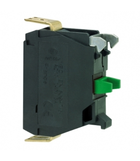 Harmony XB4 Pojedynczy blok styków 1 NO zaciski śrubowe z zabezpieczeniem XB5, ZBE101N Schneider Electric