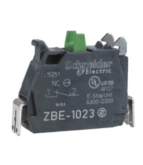 Harmony XB4 Pojedynczy blok styków 1NO Ø22, ZBE1013 Schneider Electric