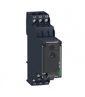 Zelio Control Przekaźnik kontroli 3 fazowy, 304 576V AC, styk 2C/O, RM22TU23 Schneider Electric