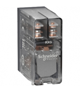 Zelio Relay Przekaźnik interfejsowy z przezroczystą obudową 2C/O 5A, 24V DC, RXG25BD Schneider Electric