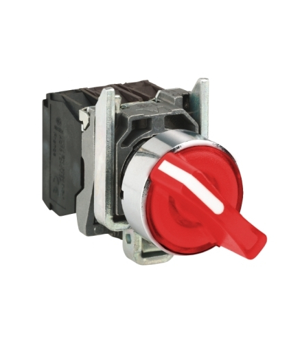 Harmony XB4 Przełącznik 2 pozycyjny, metalowy, LED 230/240V, XB4BK124M5 Schneider Electric