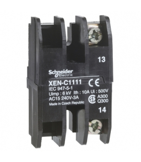 Harmony XAC Blok styków z samoczynnym powrotem, 1NO, XENC1111 Schneider Electric