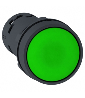 Harmony XB7 Przycisk płaski zielony z samoczynnym powrotem bez oznaczenia, XB7NA33 Schneider Electric