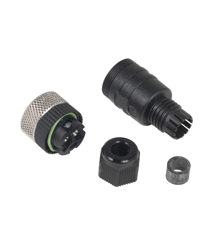 Konektor prosty żeńskie - 1/2 20UNF, 3-pin., dławik kablowy Pg7, XZCC20FDM30B Schneider Electric