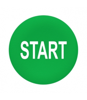 Harmony XB4 Wkładka do przycisku "START" Ø22, zielona, ZBA333 Schneider Electric
