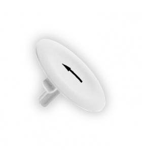 Harmony XB4 Wkładka do przycisku Ø22, biała, ZBA334 Schneider Electric