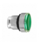Harmony XB4 Główka przycisku płaskiego z mechanizmem push push zielona LED metalowa, ZB4BH033 Schneider Electric