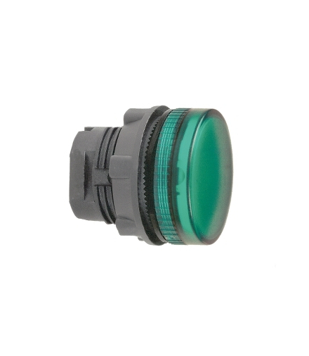 Harmony XB5 Głowka lampki sygnalizacyjnej zielona LED plastikowa, ZB5AV033S Schneider Electric