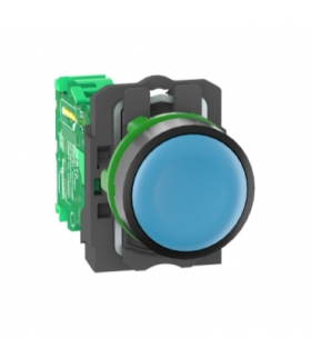 Harmony XB5 Główka bezprzewodowego i bezbateryjnego przycisku z nadajnikiem, Niebieska, Plastikowa, ZB5RTA6 Schneider Electric