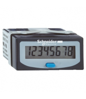 Zelio Count Licznik sumujący LCD 8 cyfrowy, wewnętrza bateria litowa, XBKT81030U33E Schneider Electric