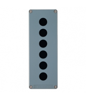 Harmony XAPS Pusta kaseta sterująca 6 otworów Ø22, 80x220mm cynkowana, XAPM4506 Schneider Electric