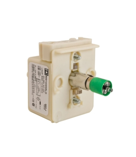 Harmony 9001K Rezystor modułu świetlnego 120V, zielony LED, 30 mm, 9001KM38LG Schneider Electric