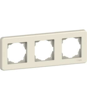 Leona Ramka 3-krotna, kremowa Schneider LNA5800323