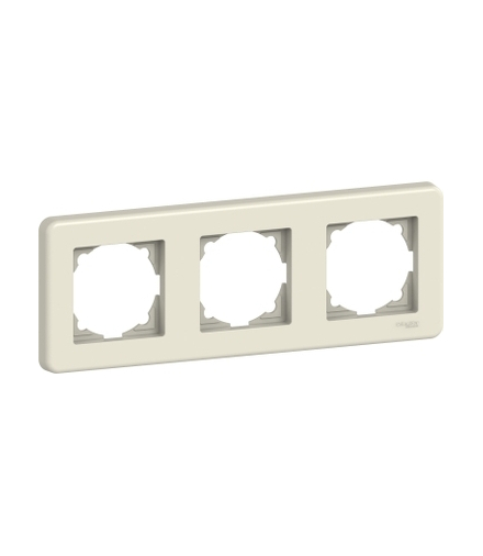 Leona Ramka 3-krotna, kremowa Schneider LNA5800323