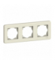 Leona Ramka 3-krotna, kremowa Schneider LNA5800323