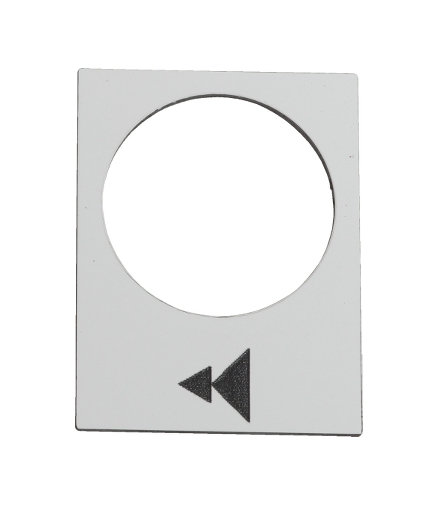 Harmony XAC Etykieta wymiary 30X40mm, biała, ZB2BY4903 Schneider Electric