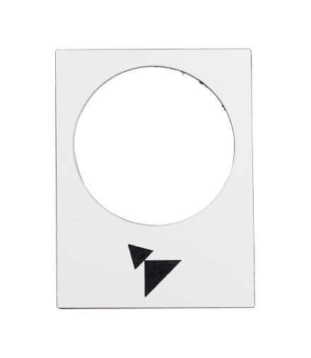 Harmony XAC Etykieta wymiary 30X40mm, biały, ZB2BY4915 Schneider Electric