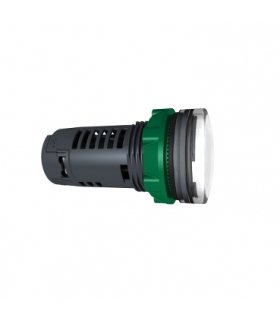 Harmony XB5 Monolityczny wskaźnik świetlny biały LED 110/120V AC plastikowy, XB5EVG1 Schneider Electric