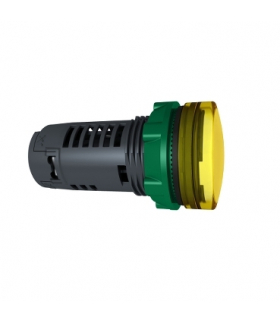 Harmony XB5 Monolityczny wskaźnik świetlny żółty LED 110/120V AC plastikowy, XB5EVG8 Schneider Electric