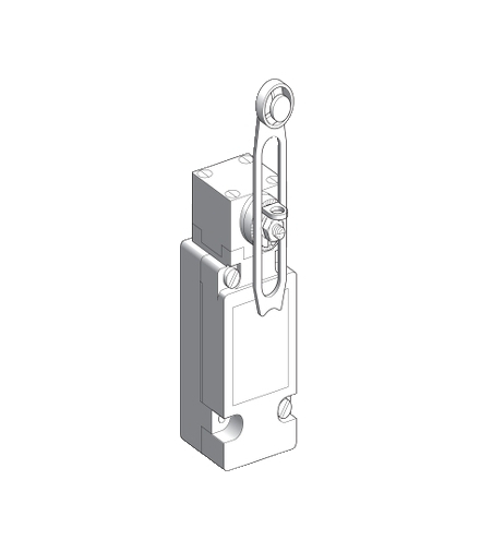OsiSense XC Łącznik krańcowy dźwignia o zmiennej długości z rolką 1 styk C/O dławik Pg13, XCKJ110541 Schneider Electric