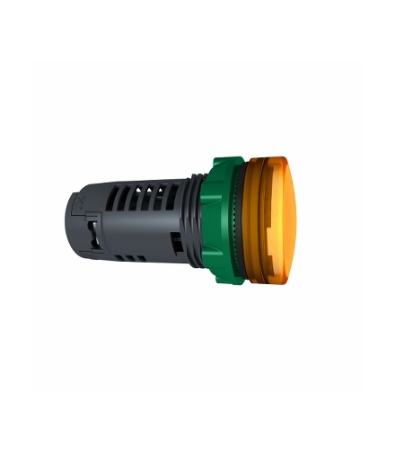 Harmony XB5 Monolityczny wskaźnik świetlny pomarańczowy LED 230/240 V AC plastikowy, XB5EVM5 Schneider Electric