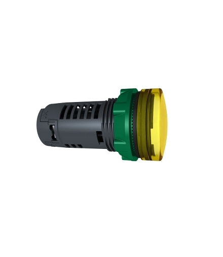 Harmony XB5 Monolityczny wskaźnik świetlny żółty LED 230/240 V AC plastikowy, XB5EVM8 Schneider Electric