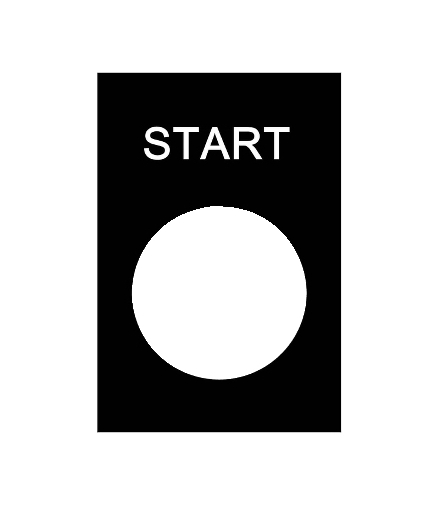 Harmony XAC Etykieta wymiary 30x40mm czarna,, ZB2BY2303 Schneider Electric