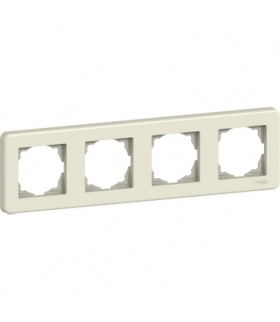 Leona Ramka 4-krotna, kremowa Schneider LNA5800423