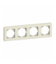 Leona Ramka 4-krotna, kremowa Schneider LNA5800423