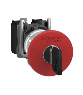 Harmony XB4 STOP awaryjny, Ø40, czerwony, metalowy, XB4BS9442 Schneider Electric