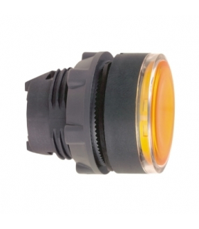 Harmony XB5 Główka przycisku płaskiego plastikowego, żółta z możliwością wstawienia legendy, ZB5AA58 Schneider Electric