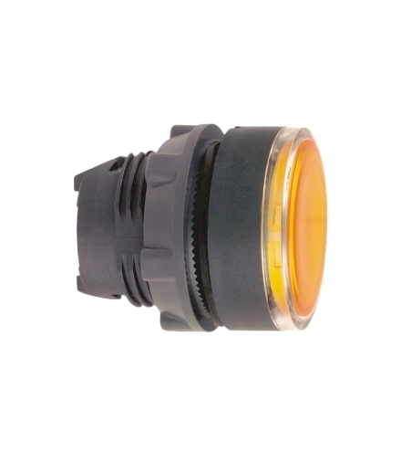 Harmony XB5 Główka przycisku płaskiego plastikowego, żółta z możliwością wstawienia legendy, ZB5AA58 Schneider Electric