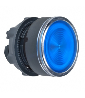 Harmony XB5 Główka przycisku płaskiego plastikowego, niebieska z możliwością wstawienia legendy, ZB5AA68 Schneider Electric