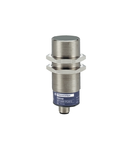 OsiSense XT Czujnik pojemnościowy wyjście PNP, 1NC+1NO, 24 V DC, konektor, XT130B1PCM12 Schneider Electric