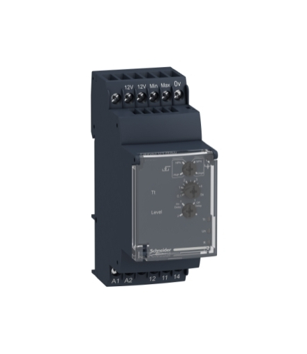 Zelio Control Przekaźnik poziomu cieczy, 24/240V AC/DC, 1C/O, RM35LV14MW Schneider Electric