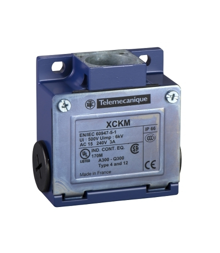 OsiSense XC Korpus do łączników krańcowych XCKM działanie migowe 1NC+2NO konektor M20, ZCKMD31H29 Schneider Electric