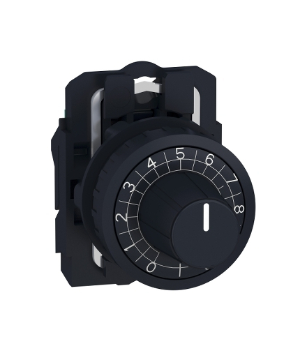 Harmony XB5 Napęd i podstawa do potencjometru czarna plastikowa, ZB5AD912 Schneider Electric