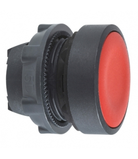 Harmony XB5 Główka przycisku płaskiego, z mechaniezmem push push, czerwona plastikowa, ZB5AH04 Schneider Electric