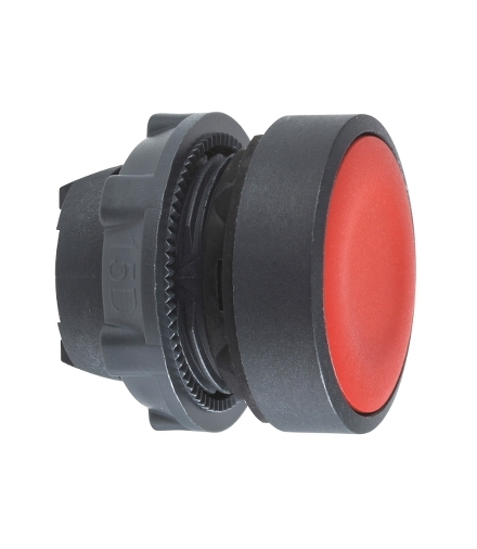 Harmony XB5 Główka przycisku płaskiego, z mechaniezmem push push, czerwona plastikowa, ZB5AH04 Schneider Electric