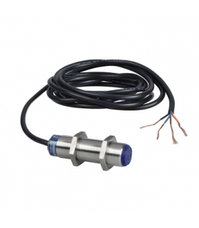 OsiSense XU Czujnik fotoelektryczny M18 z wyjściem PNP 1NO/1NC 12/24V DC, konektor M12, XU5N18PP341D Schneider Electric