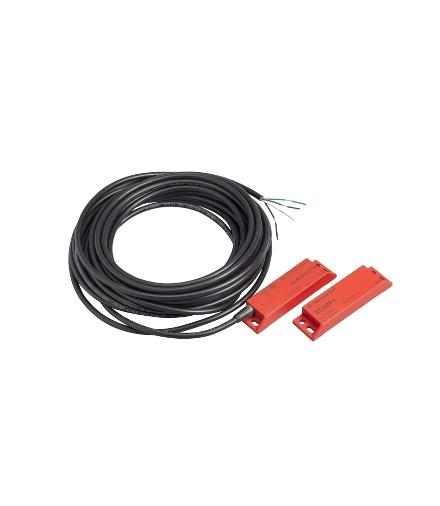 Preventa XCS Łącznik kodowany magnetycznie 2NC+1NO, 24V DC, kabel 10m, XCSDMP70110 Schneider Electric